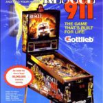 flipper gottlieb rescue 911 1994 - flyer -