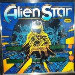 flipper gottlieb alien stars - 1984 - backglass -