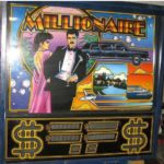 Flipper williams Millionaire 1987 - backglass -