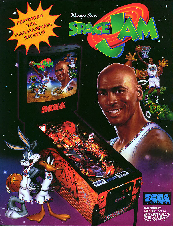 flipper Sega space jam 1996 - flyer-