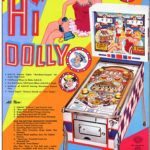 Flipper Gottlieb Hi Dolly 1965 - Flyer -