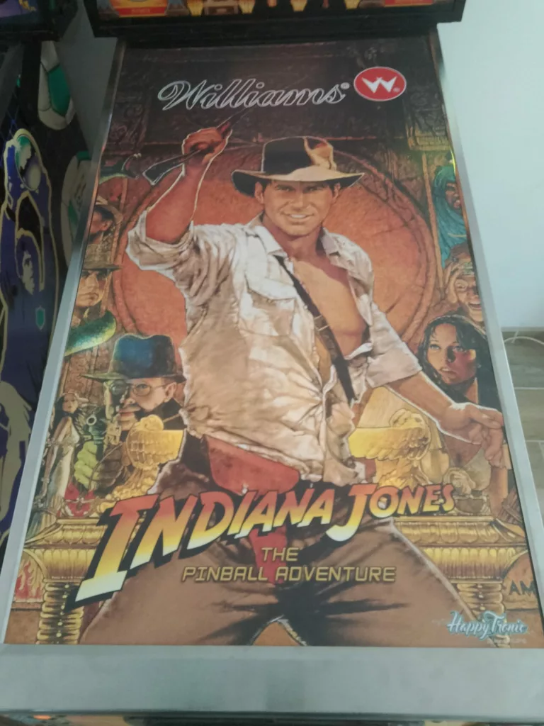 Tapis anti-poussières flipper Indiana Jones
