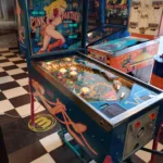 Flipper Gottlieb Pink Panther 1981 - vue de coté -