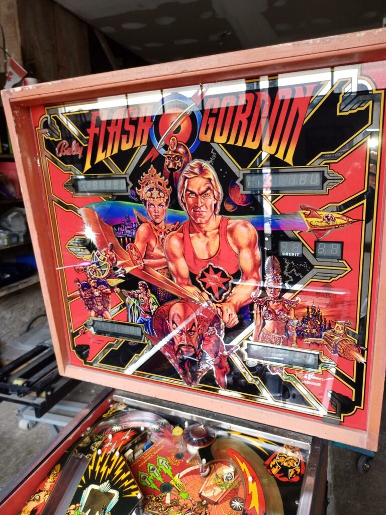 Flipper Bally Flash Gordon 1981-backglass