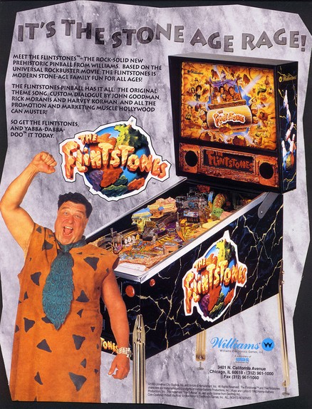 Flipper williams The Flintstones -1994 - flyer