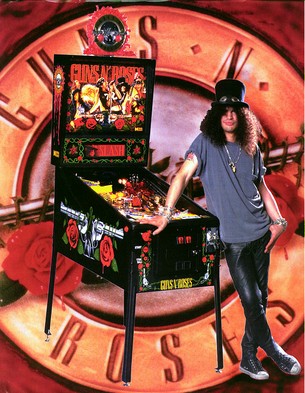 Flipper Guns n'roses - affiche