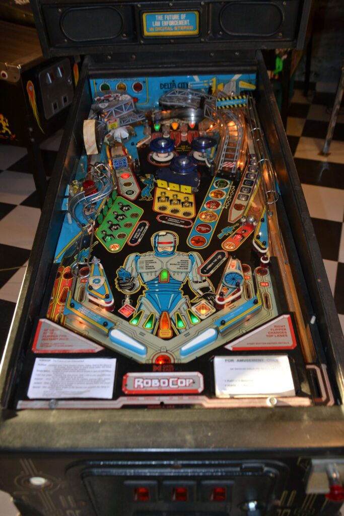 Flipper Robocop - Vue plateau