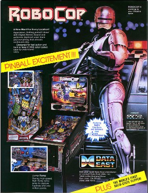 Flipper Robocop - Affiche