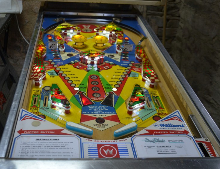 Flipper Grand Prix - williams - plateau de jeu