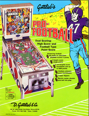 Flipper Pro Football - affiche