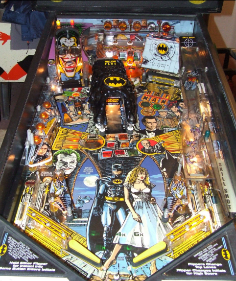 Flipper Batman - plateau de jeu