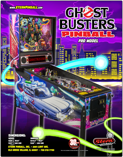 Flipper Ghostbusters - affiche