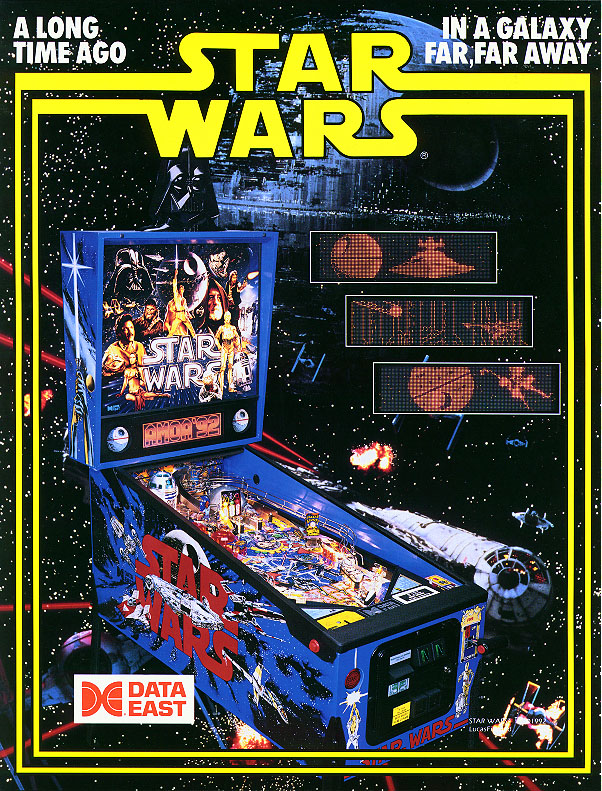 Flipper Star Wars - Data East - 1992 flyer