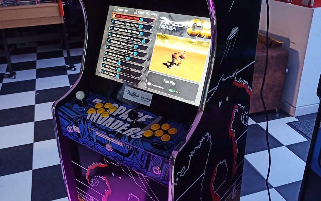 Stickers Borne Arcade - Modèle Space Monkey