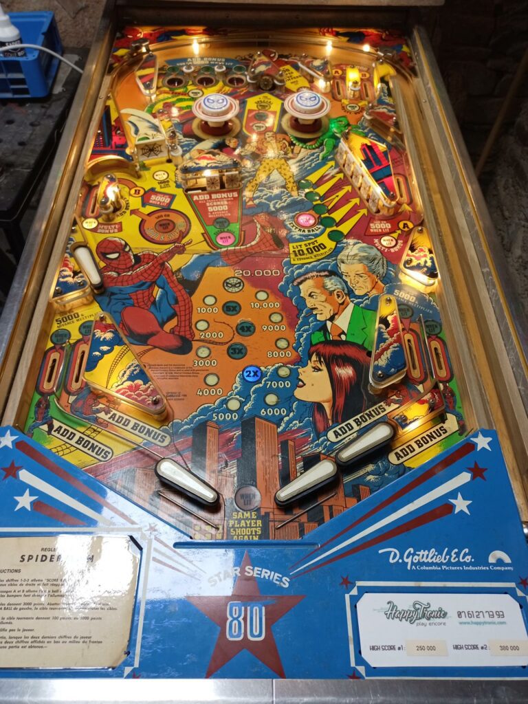 Flipper The Amazing Spider-Man 1980 - plateau