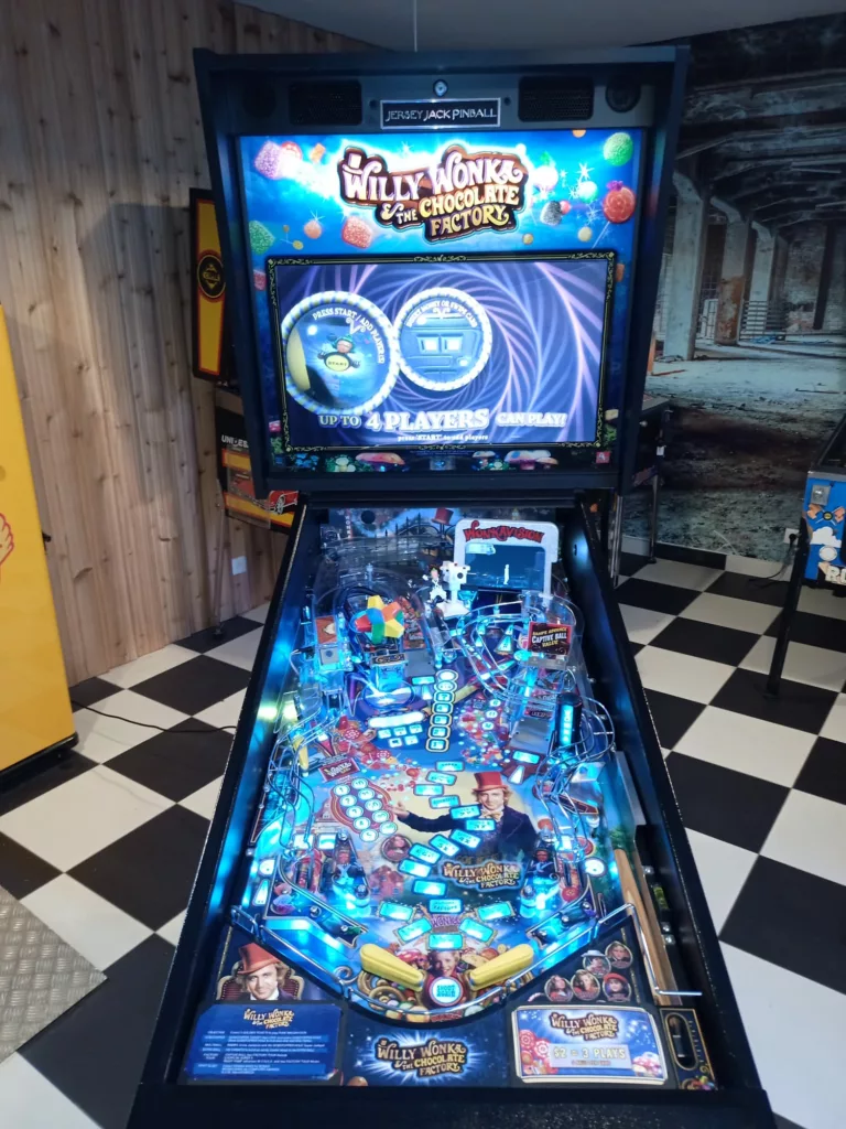 Flipper Jersey Jack Pinball Willy Wonka 2019 - vue de face -