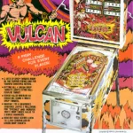 Flipper gottlieb vulcan 1977 - vulcan -flyer