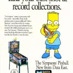 Flipper data east The Simpsons 1990- flyer-
