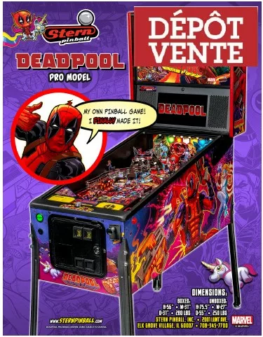 Flipper Stern Dead Pool Pro - 2018 -flyer -