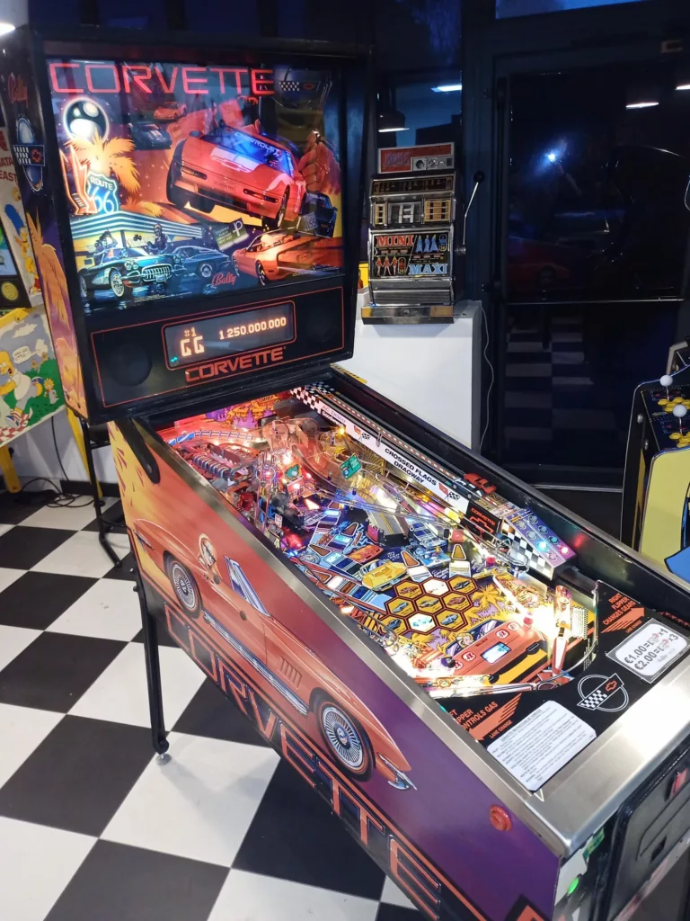 Flipper WPC Corvette -1994- vue exterieure-