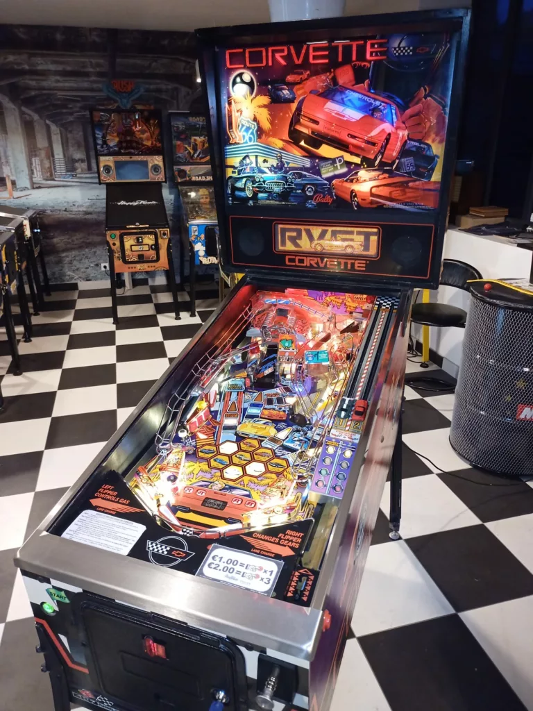 Flipper WPC Corvette -1994- vue exterieure-