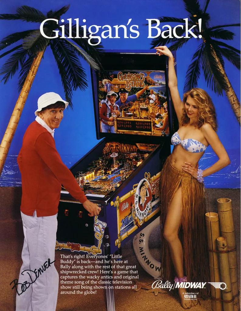 Flipper Bally WPC Gilligan's Island 1991 - Flyer -