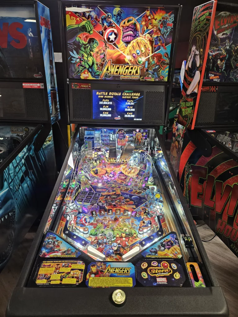 Flipper Stern Avengers Infinity quest - vue exter-