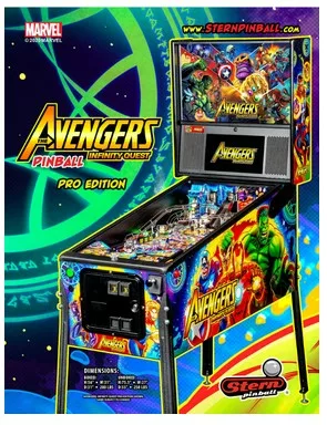 Flipper Stern Avengers Infinity quest - flyer-