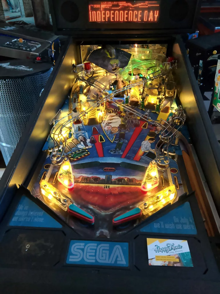 Flipper Sega Independance day 1996 - plateau -