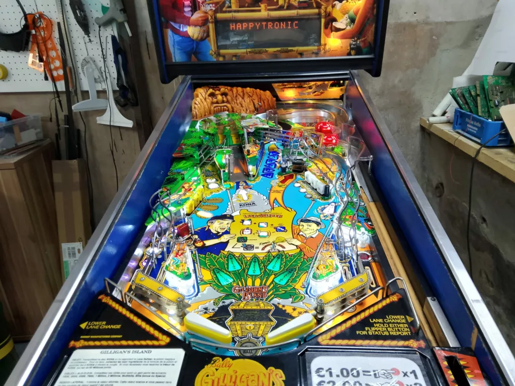 Flipper Bally WPC Gilligan's Island 1991 - plateau -