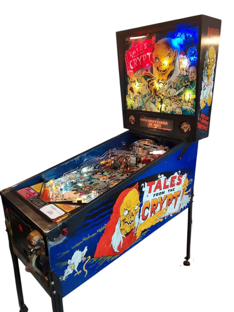 Flipper dataeast tales of the crypt - 1993- vue de coté