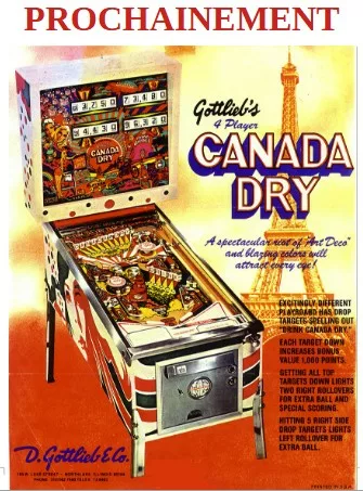 flipper gottlieb canada-dry 1976 - flyer-