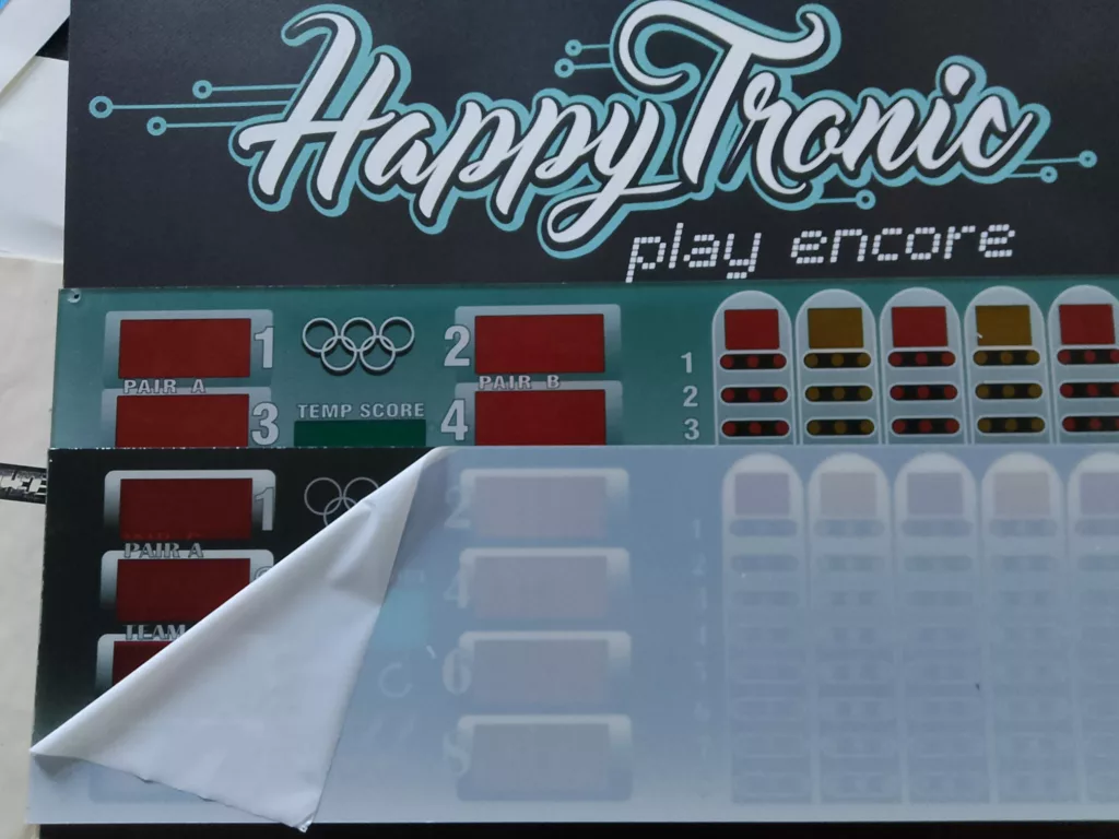 flechette roston champion club - pannel afficheur-