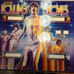 flipper bally rolling stones 1980 - backglass