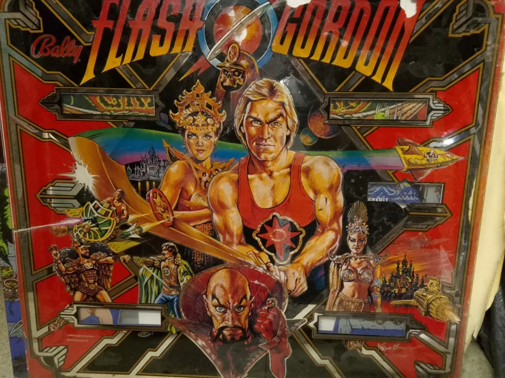 Flipper bally Flash Gordon 1981 - backglass-