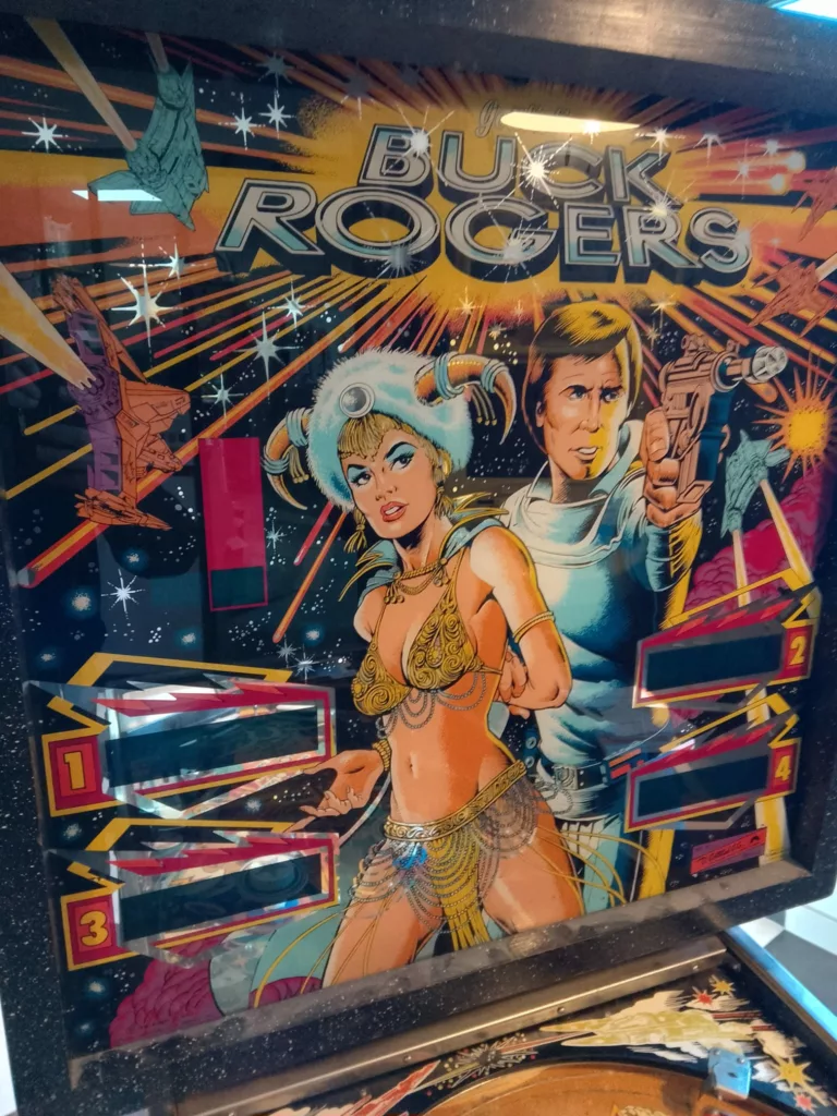 flipper gottlieb buck rogers -1980 - backglass