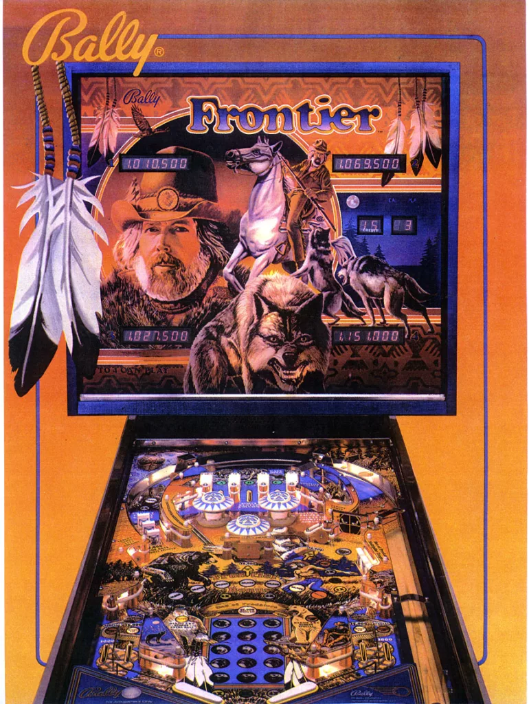 Flipper bally Frontier 1981 - flyer-