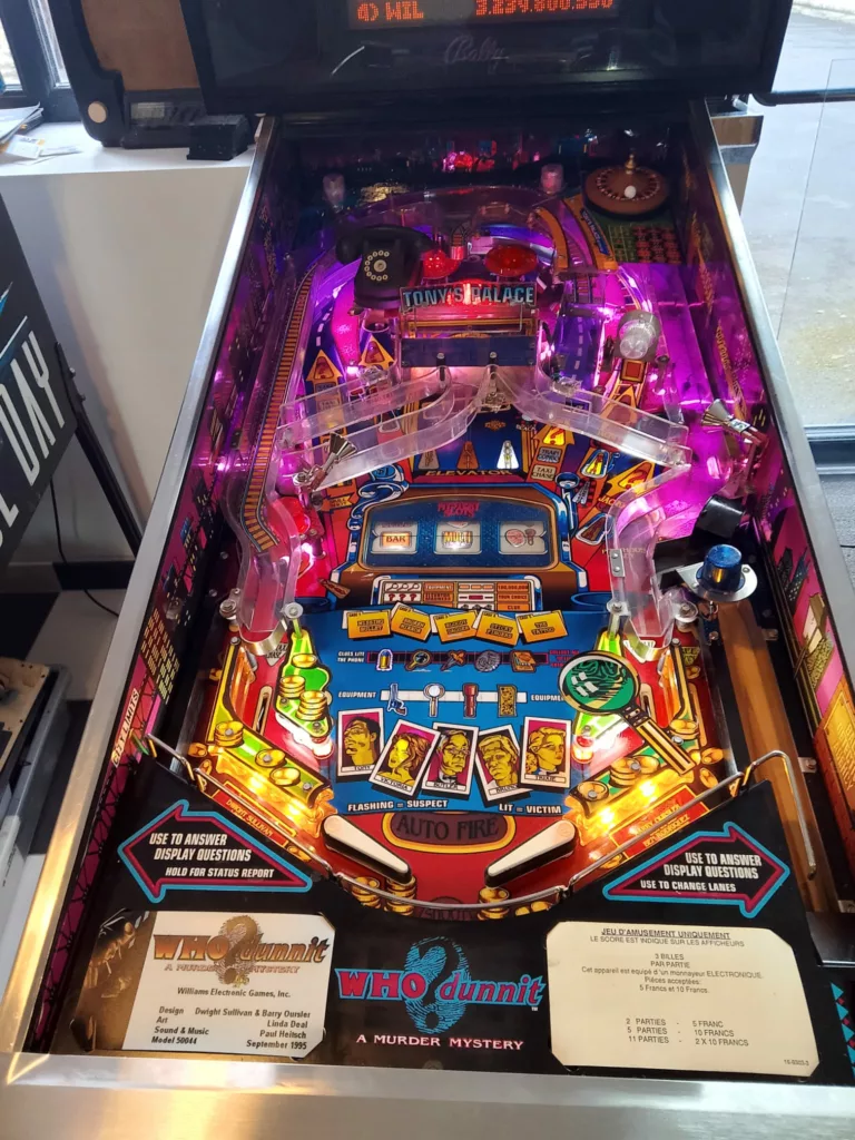 flipper bally who dunnit 1995 - plateau -