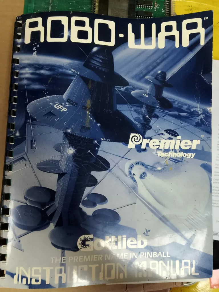 flipper gottlieb robowar -1988- documentation