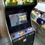 borne arcades 80s multijeux vue de face