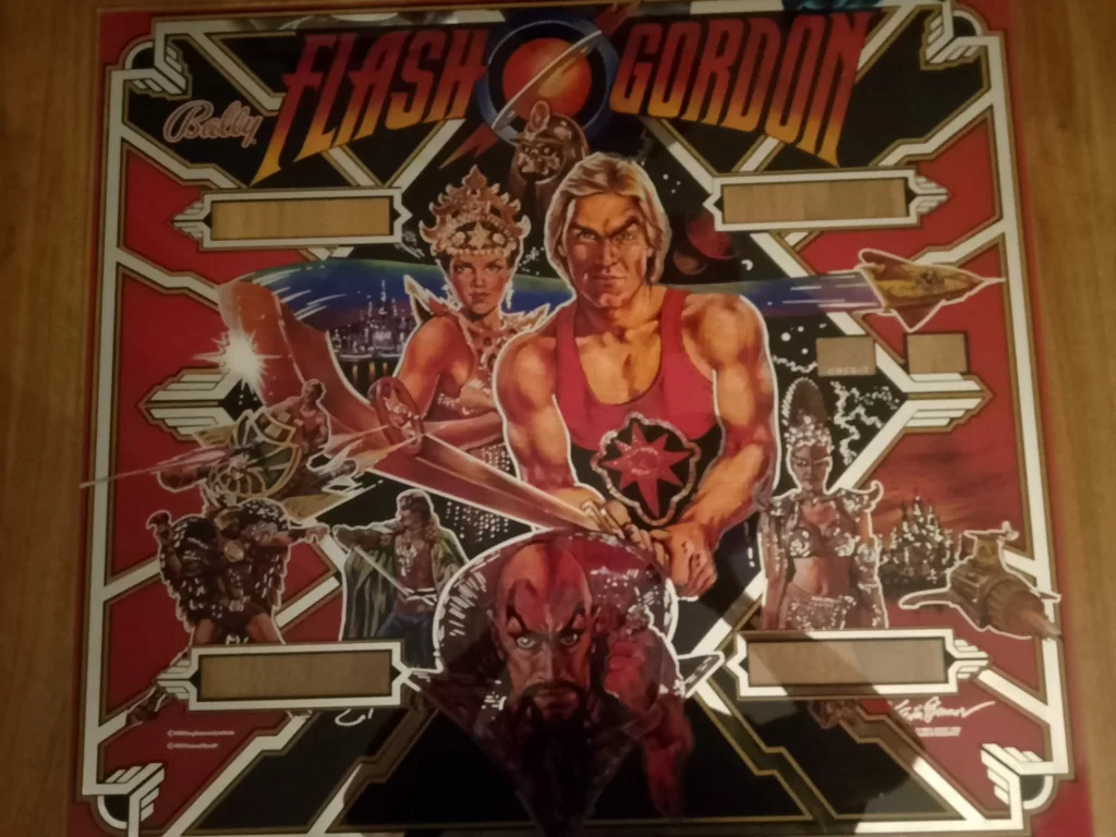 Flipper Bally Flash Gordon -1981-Backglass